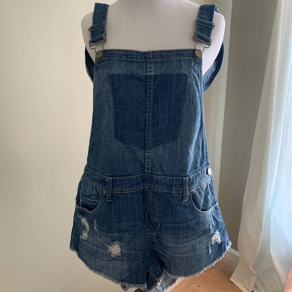 Blank nyc denim shorts overall